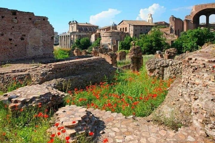 Women in Ancient Rome with Colosseum Forum & Palatine Hill