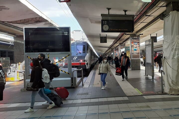 Pick up at Naples station