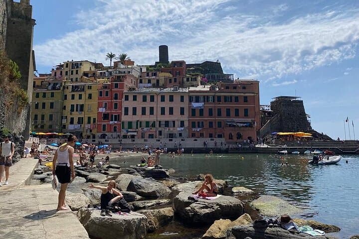 Exclusive Cinque Terre by Ferry with stop in Pisa from Florence