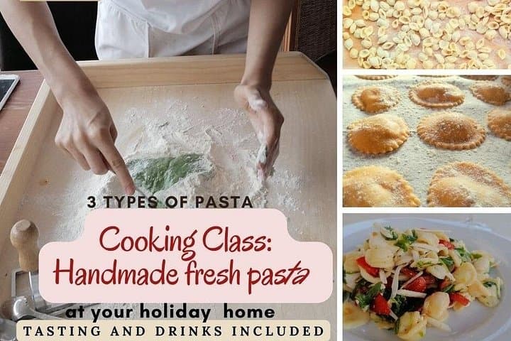 Cooking Class in your accommodation: Fresh handmade pasta