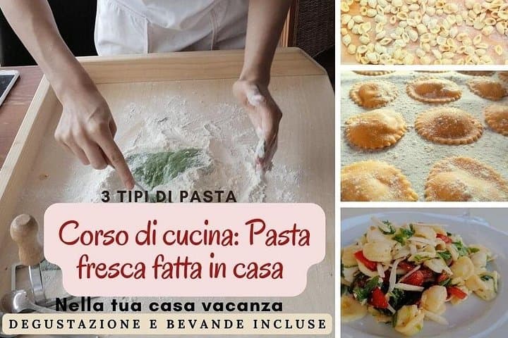 Cooking Class in your accommodation: Fresh handmade pasta