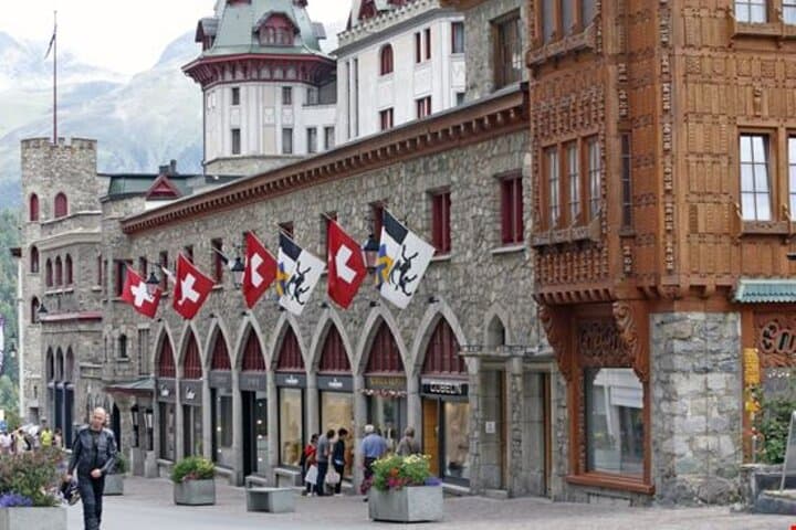 Bernina Red Train And St Moritz Tour from Milan