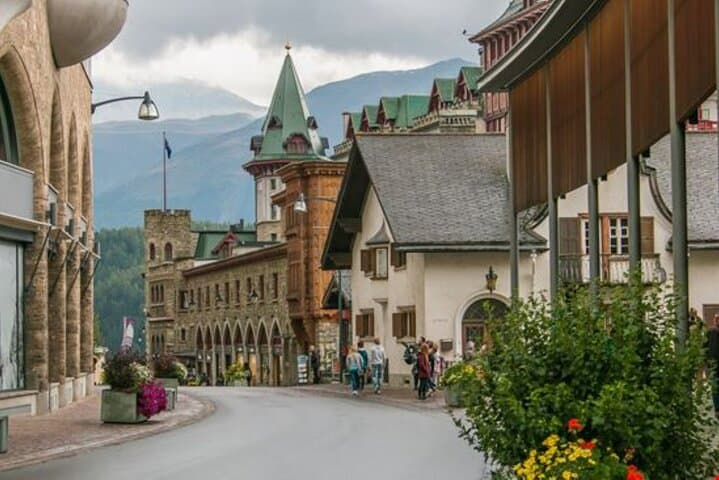 Bernina Red Train And St Moritz Tour from Milan