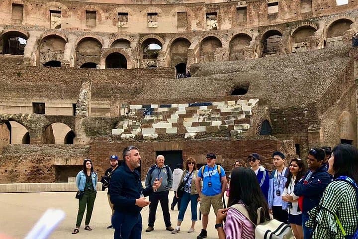 Exclusive Colosseum Gladiator's Arena Floor & Roman Forum Guided Tour|VIP Entry