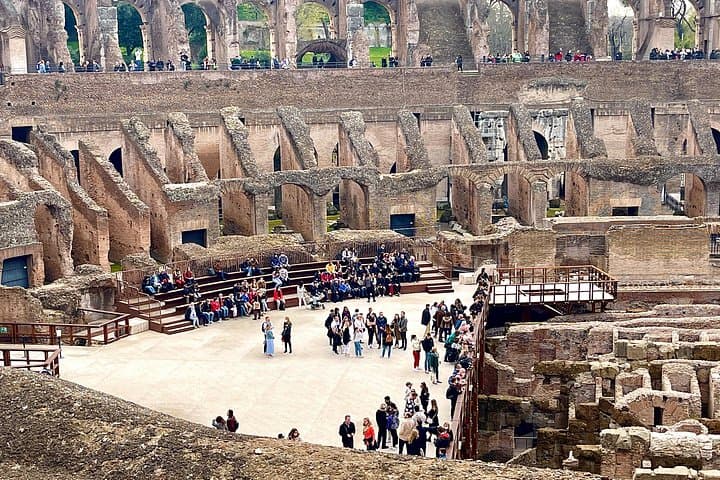 Colosseum Gladiator's Arena Floor & Roman Forum Guided Tour|VIP Entry