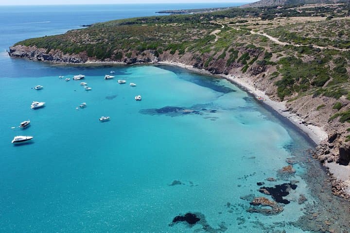 The south coast of the island