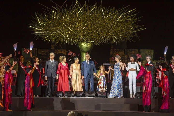 Private Limousine Service Florence for Bocelli concert LAJATICO