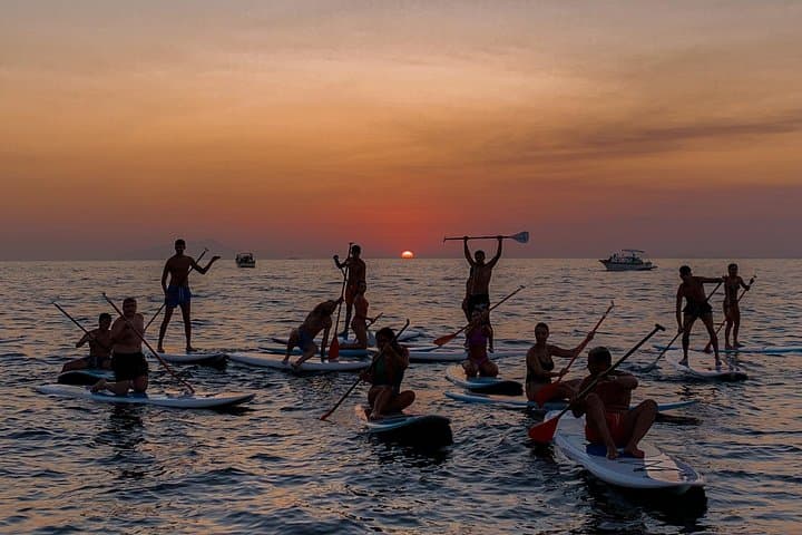 Sorrento sunset paddle boarding