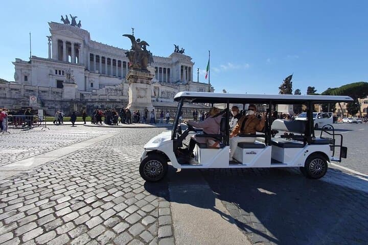 Golf Cart Tour In Rome With Artisanal Gelato Tasting