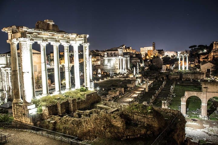 Colosseum & Ancient Rome by Night Guided Walking Tour