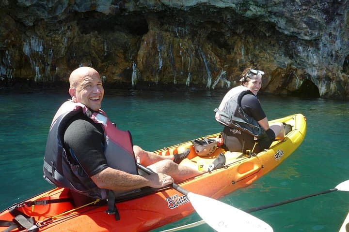 Private Tour explore Vulcano Island by Kayak & Coasteering