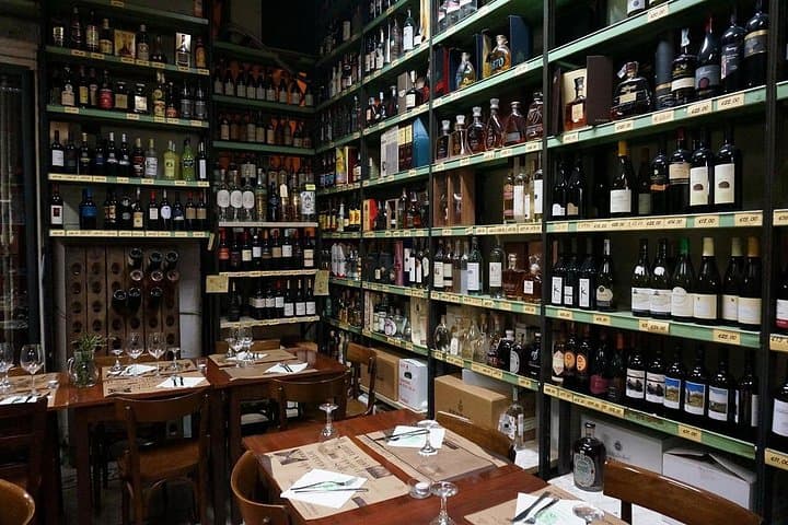 Enoteca Corsi Restaurant where the tasty dinner is served