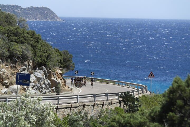 Bike along by the sea in Sardinia
