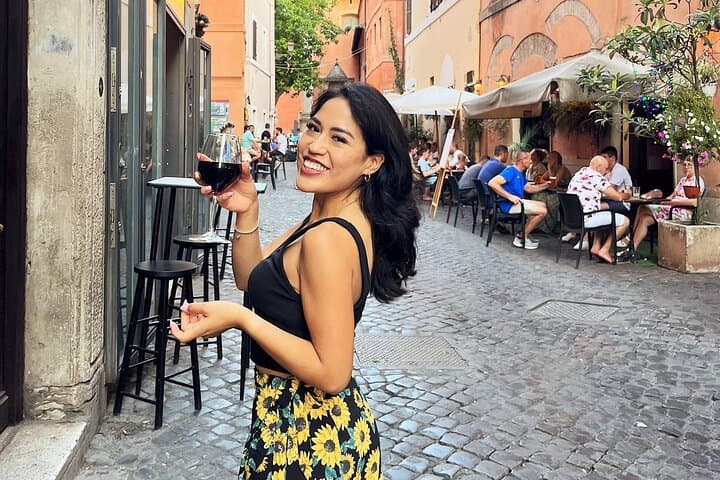 Street food and pasta in Rome