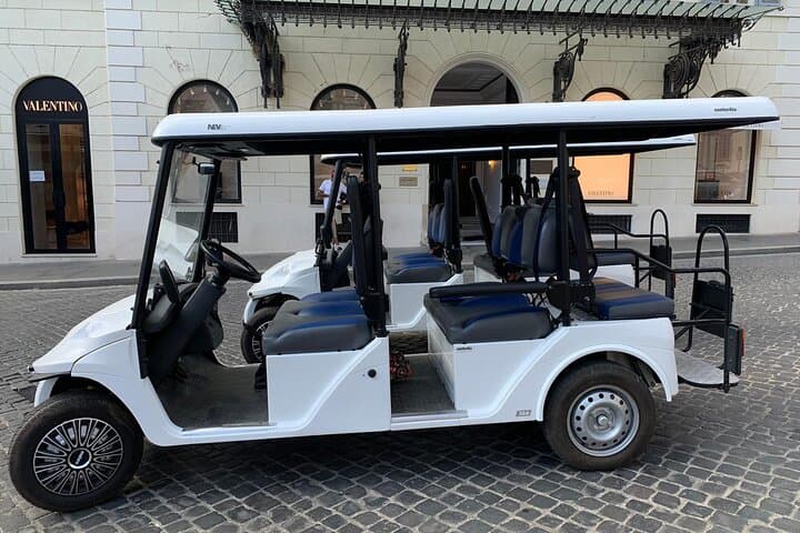 Explore Rome in Style: Golf Cart Tour with Optional Private Guide