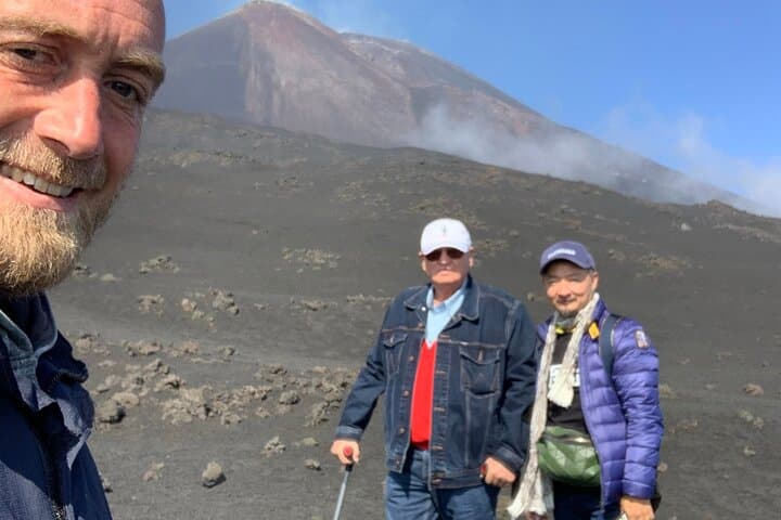 Happy gust on Etna