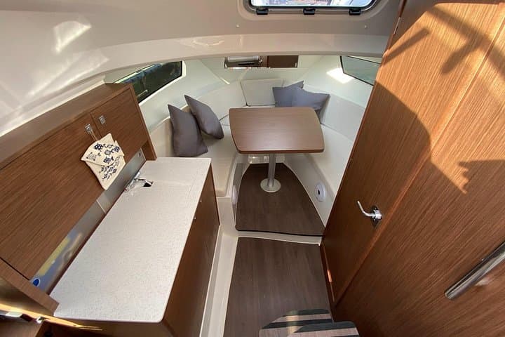 space inside the boat