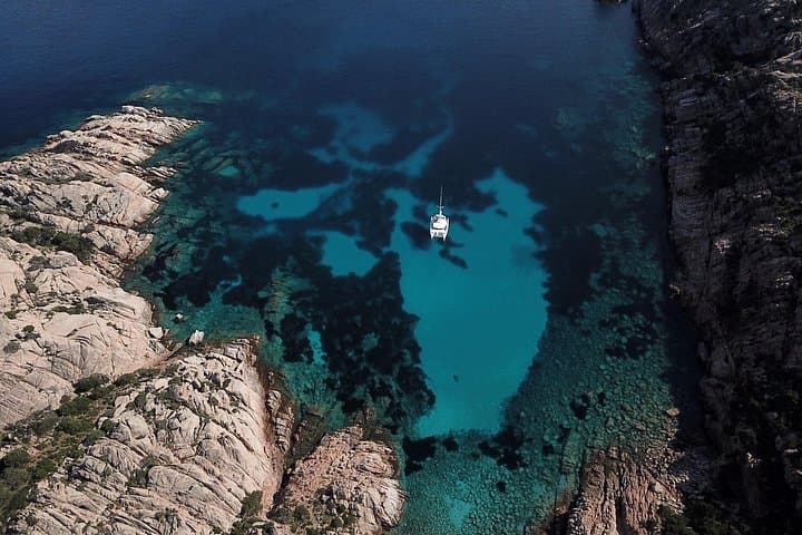 By Catamaran to the La Maddalena Archipelago from Poltu Quatu