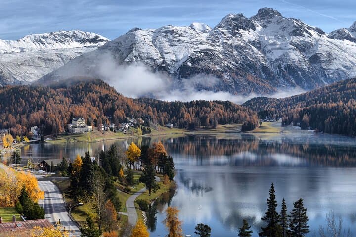 Bernina Express & St. Moritz Private Tour from Milan by Car