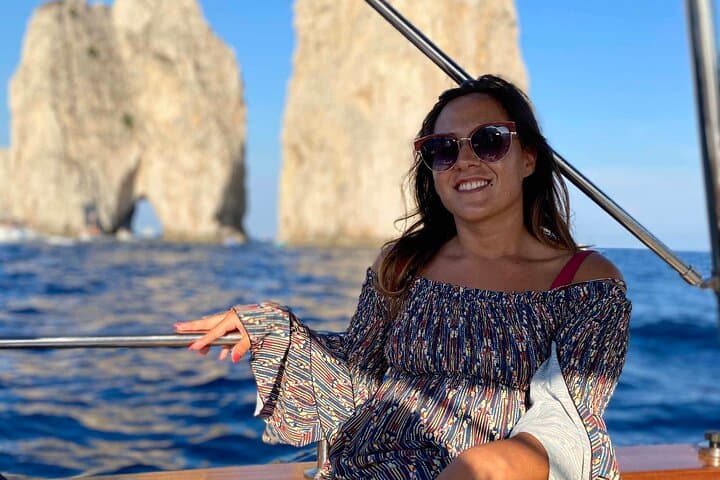 From Capri: 3-Hour Island Boat Tour with Optional Blue Grotto