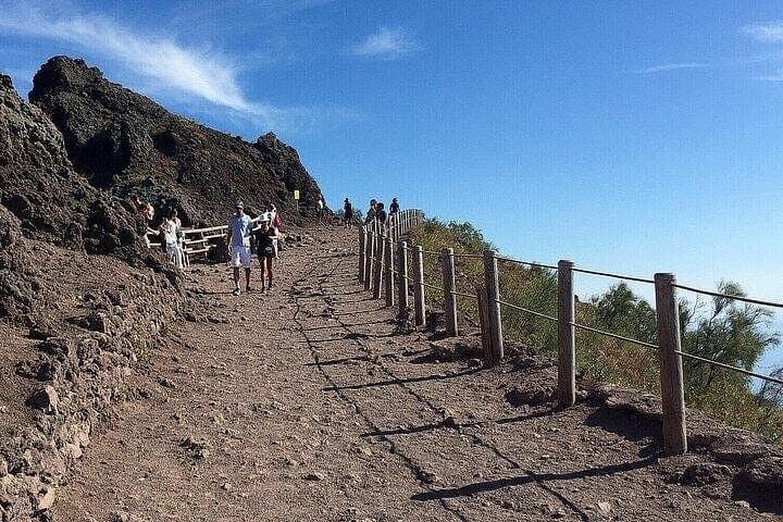Half-Day Vesuvius Drive and Summit Hike from Naples with Lunch
