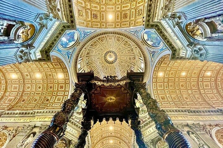 St. Peters Basilica, the Grottoes, and Climb the Dome Guided Tour
