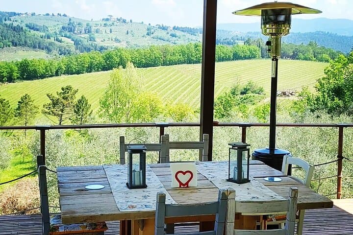 Private Aperi-Dinner on the Terrace in Chianti