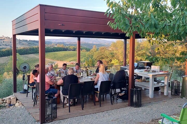 Private Aperi-Dinner on the Terrace in Chianti