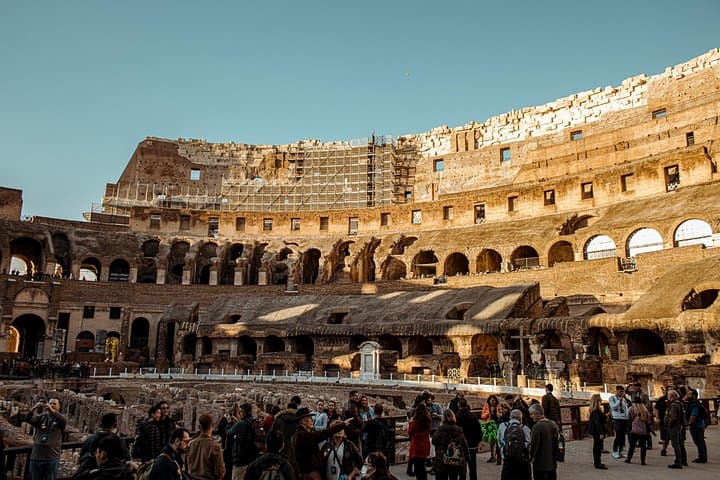 View of Colosseum interiors