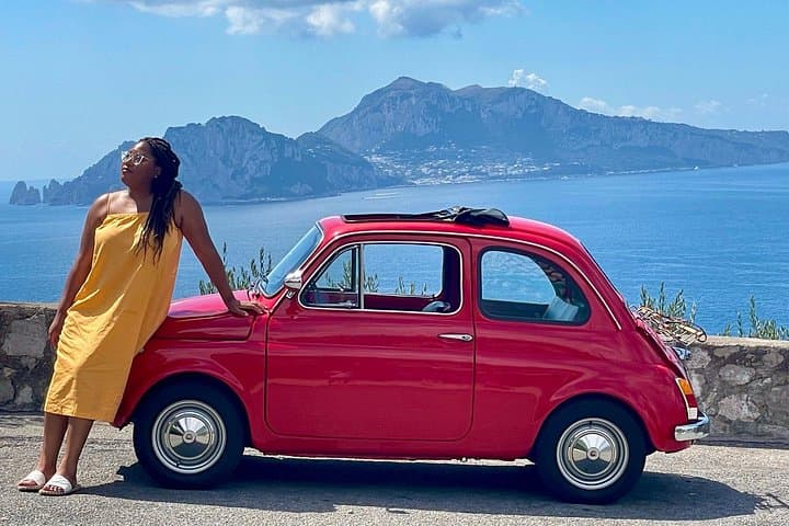Private Photo Tour of Sorrento Coast with Fiat 500