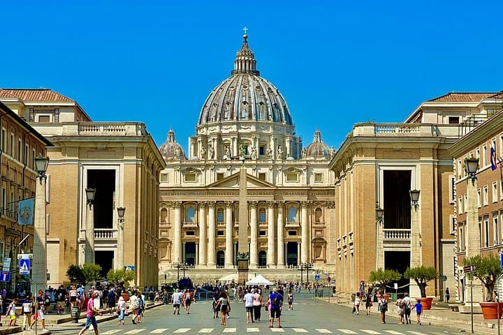 St. Peters Basilica, the Grottoes, and Climb the Dome Guided Tour