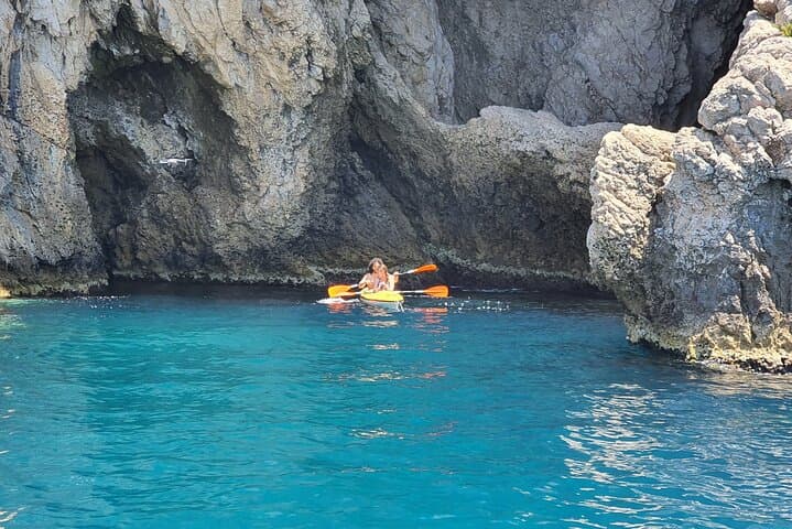 2 Hour Kayak Tour on the Taormina Coast