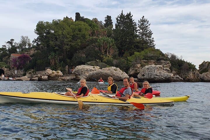 2 Hour Kayak Tour on the Taormina Coast