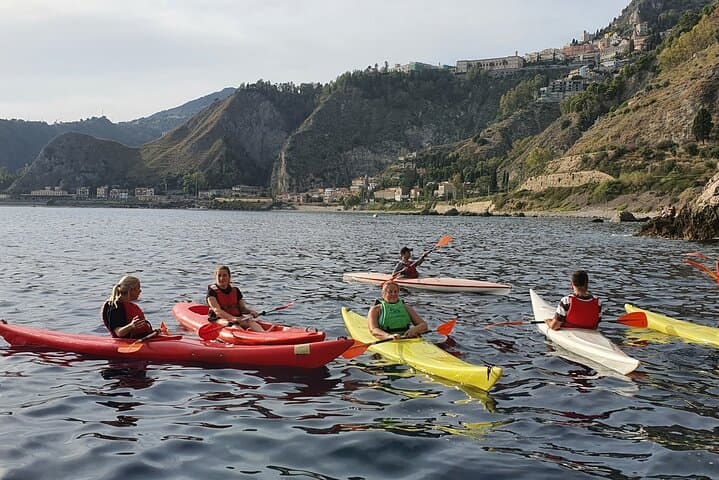 2 Hour Kayak Tour on the Taormina Coast