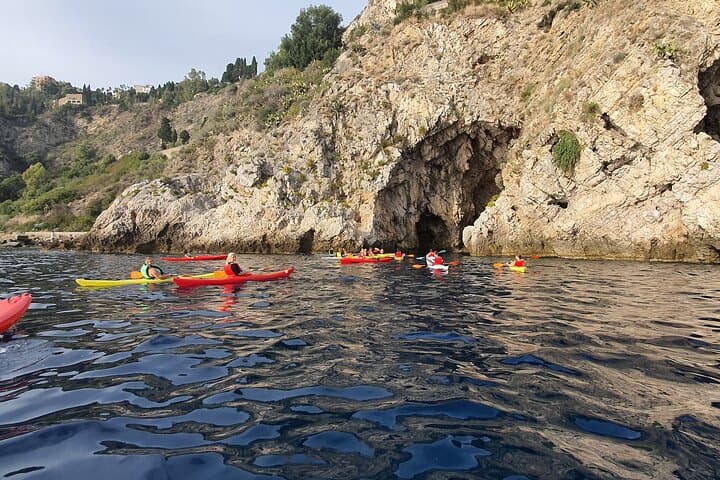 2 Hour Kayak Tour on the Taormina Coast