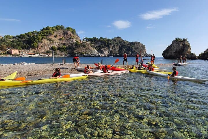 2 Hour Kayak Tour on the Taormina Coast