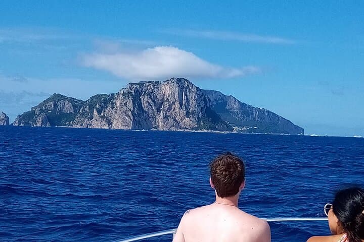On the horizon you see Capri island
