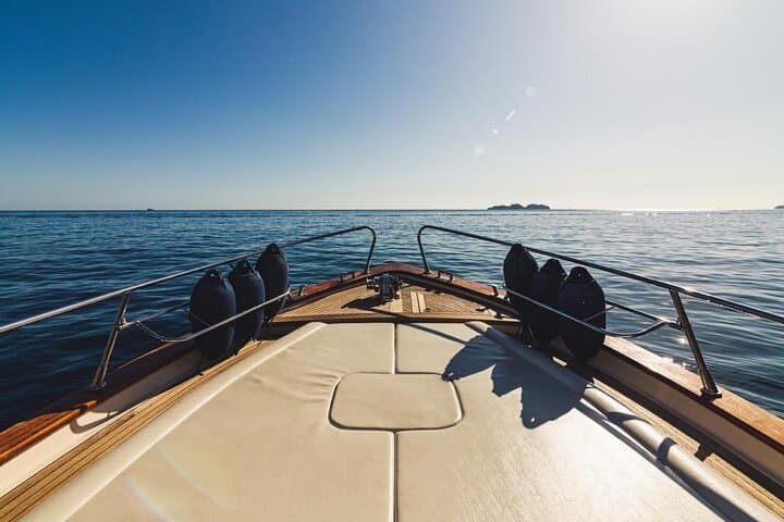 Sorrento to Capri Private Boat Experience on a Gozzo Apreamare 10