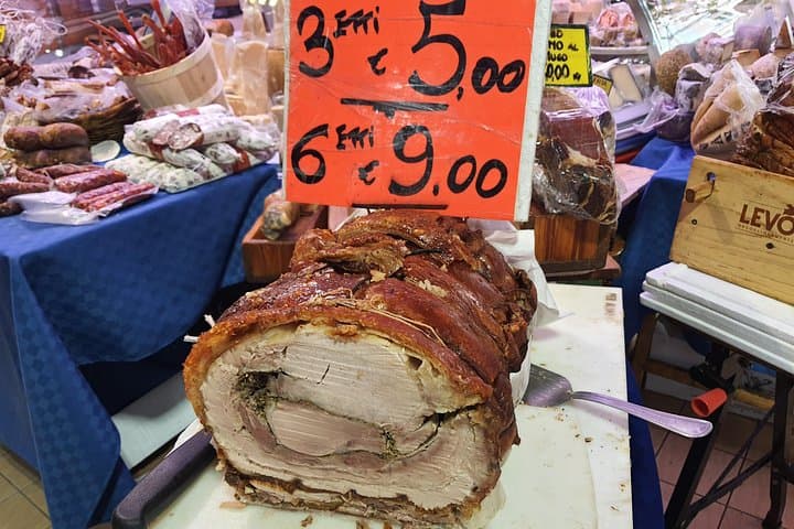 Rome City Center Largest Farmers Market and Street Food Tour