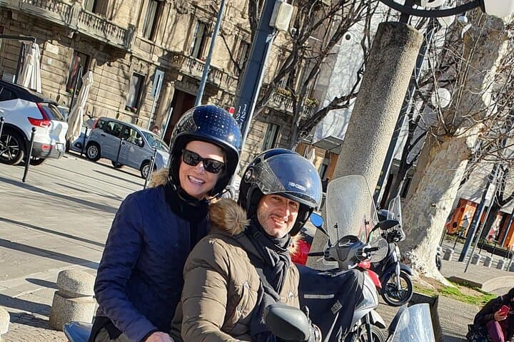 Milan Vespa Adventure: Private Tour for Couples and Friends