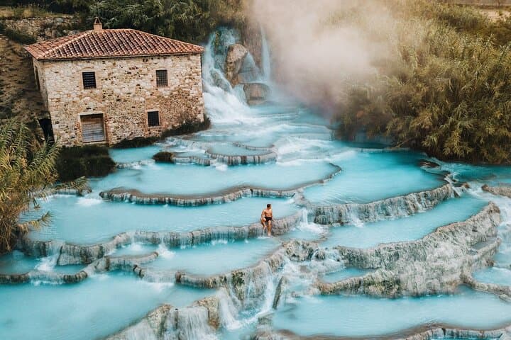 Full day guided tour of Saturnia and magical Tuscany
