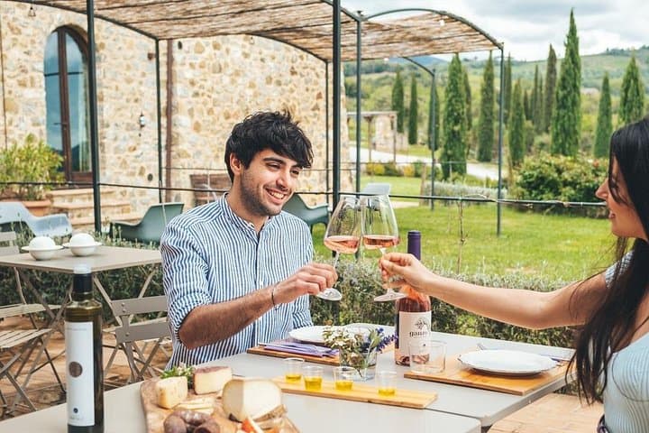 Visit to the Cellar with Wine & Food Tasting over the Val d'Orcia