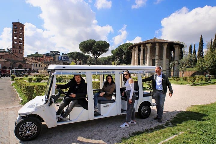 Tour of Rome in 7 Seater Golf Cart