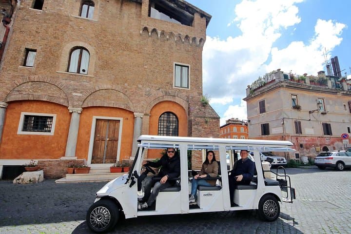 Tour of Rome in 7 Seater Golf Cart