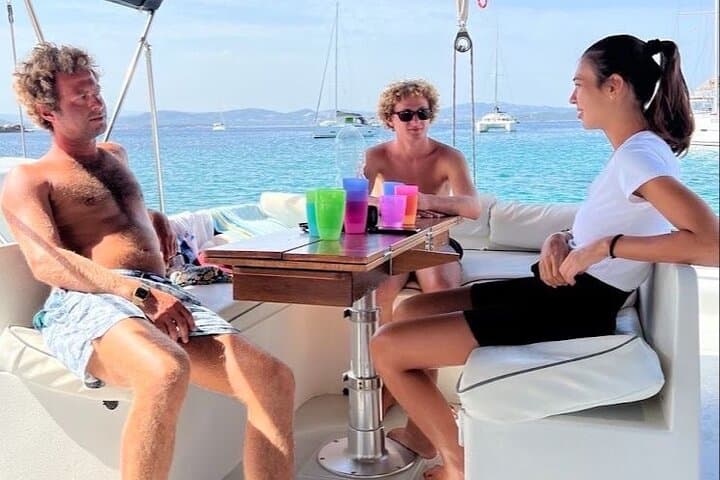 Daily cruise on a sailing catamaran on the La Maddalena archipelago