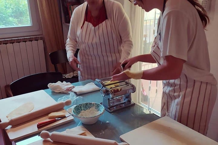 Private and authentic cooking class experience with family