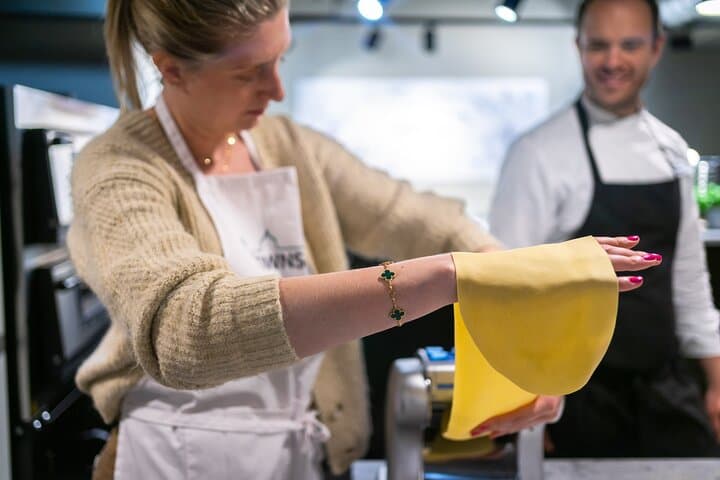 Rome Pasta or Pizza Cooking Class with Gelato & Wine