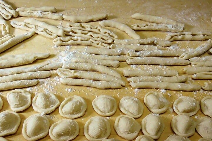 Orecchiette and macaroni