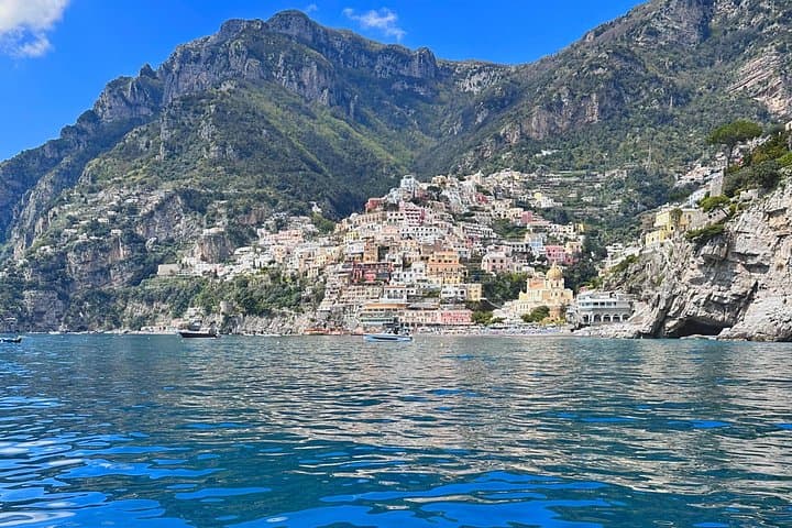 Positano from the sea