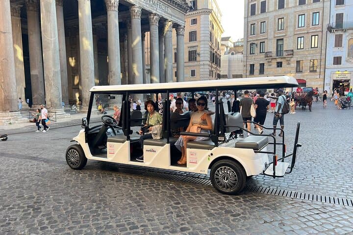 Golf Cart Tour In Rome With Artisanal Gelato Tasting